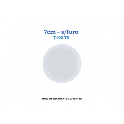 TAMPA - CRISTALCOPO - TRANSPARENTE 100ML - 100un